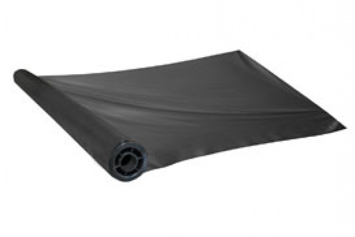 black mulching sheet isolated on white background